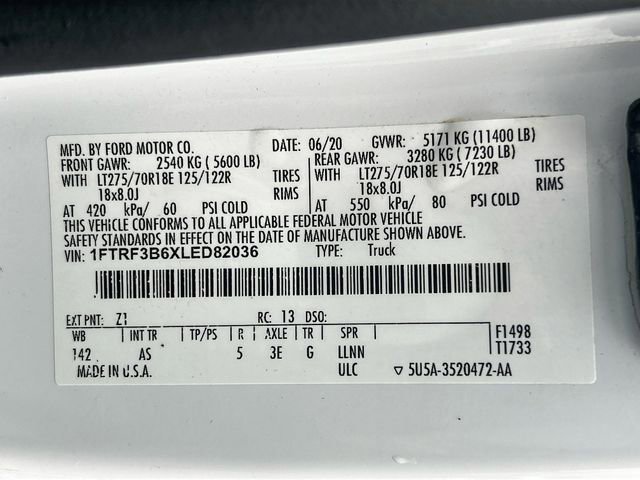 Certified 2020 Ford F350 XL w/ Power Equipment Group image 28
