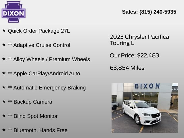 Used 2023 Chrysler Pacifica Touring-L FWD image 4