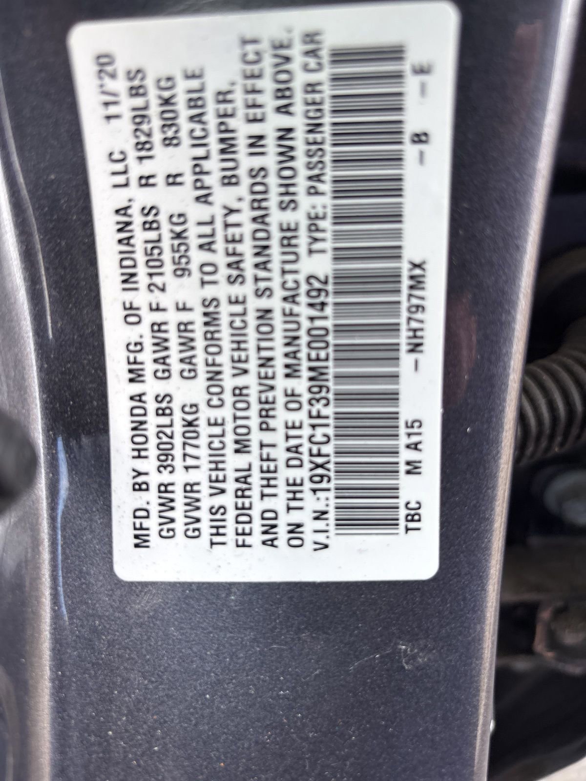 Used 2021 Honda Civic EX image 9