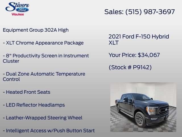 Certified 2021 Ford F150 XLT w/ Equipment Group 302A High AWD/4WD image 16