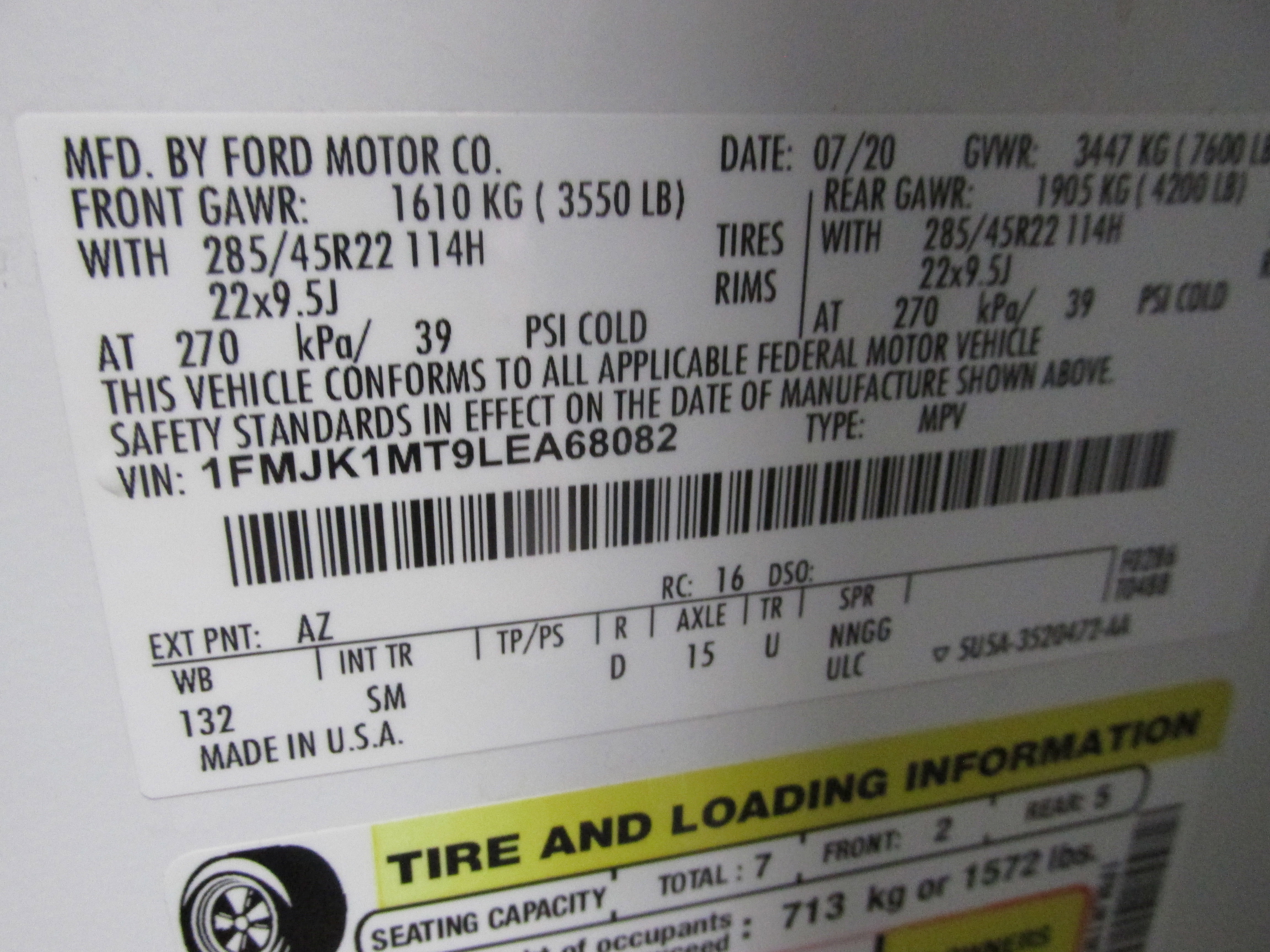 Certified 2020 Ford Expedition Max Platinum image 50