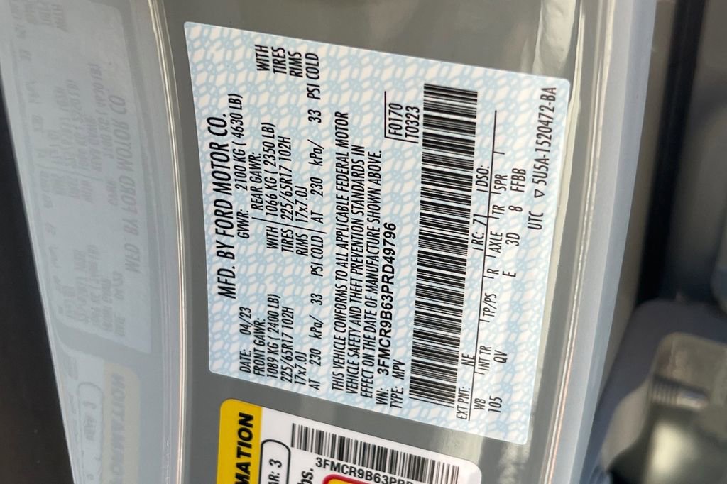 Certified 2023 Ford Bronco Sport Big Bend image 31