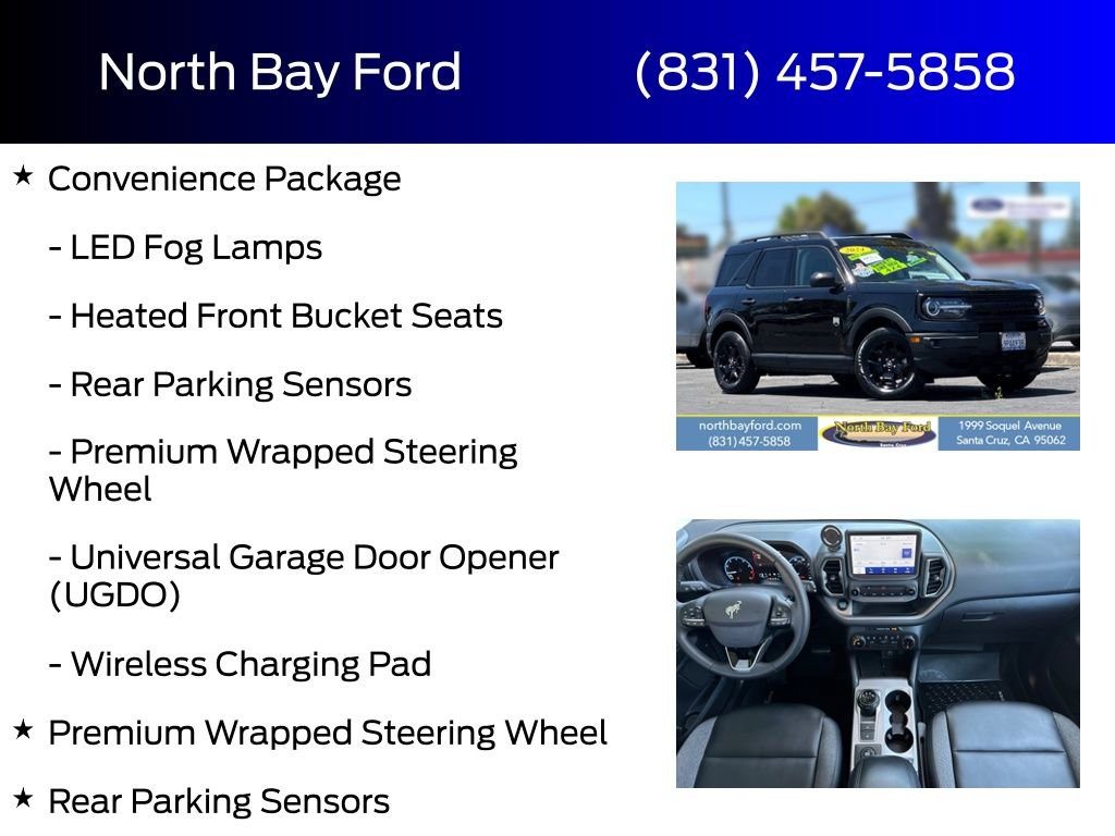 Certified 2024 Ford Bronco Sport Big Bend w/ Convenience Package AWD/4WD image 12