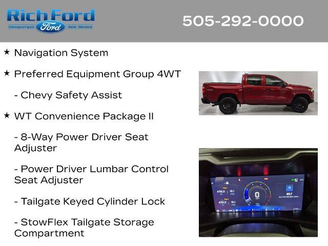 Used 2025 Chevrolet Colorado W/T w/ WT Custom Package AWD/4WD image 11