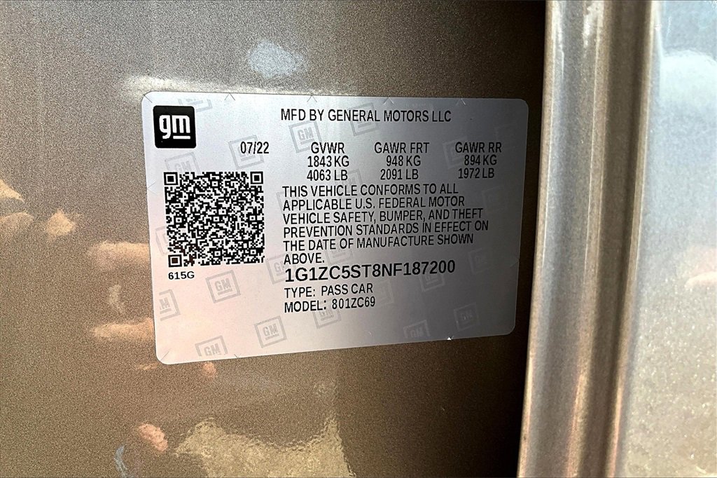 Used 2022 Chevrolet Malibu LS w/ Driver Confidence Package II image 35