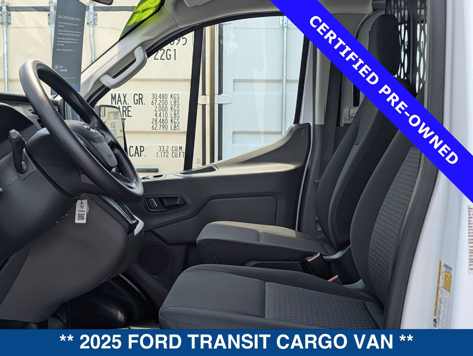 Certified 2025 Ford Transit 250 Low Roof w/ Exterior Upgrade Package RWD image 19