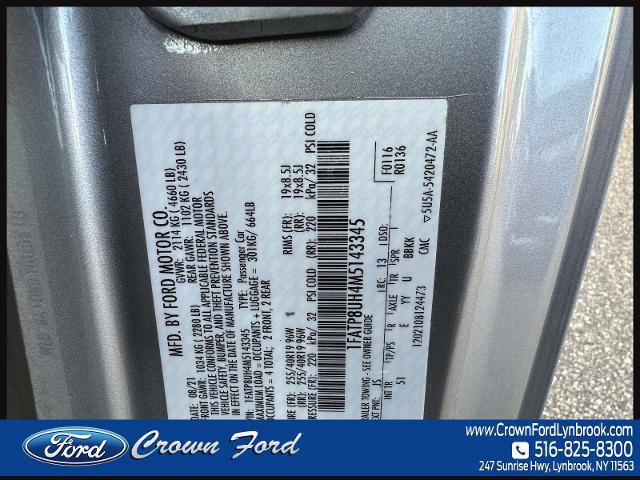 Certified 2021 Ford Mustang Premium w/ Equipment Group 201A image 17