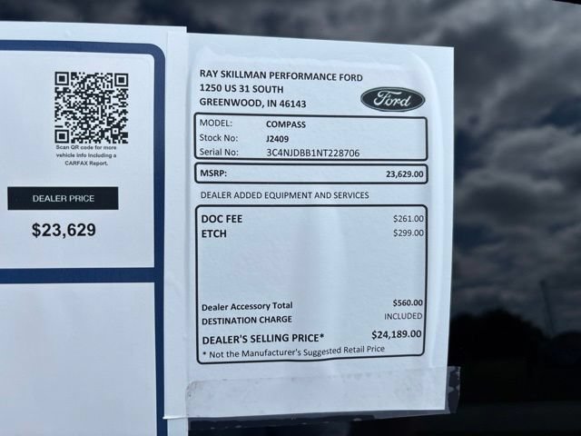 Used 2022 Jeep Compass Latitude w/ Convenience Group AWD/4WD image 3