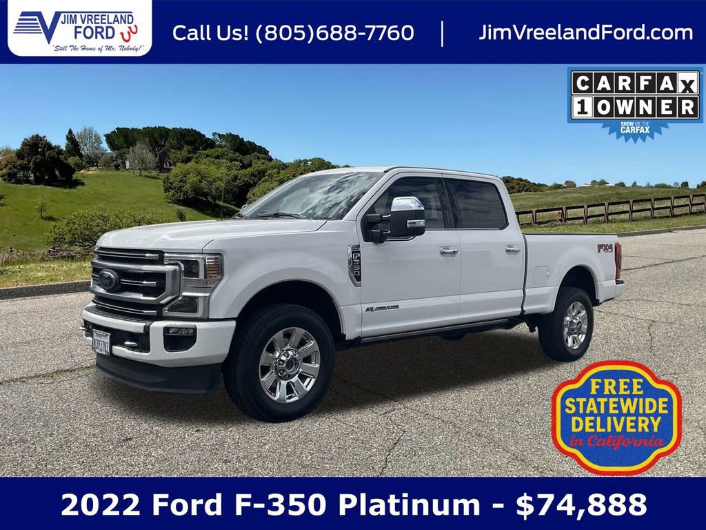 Certified 2022 Ford F350 Platinum w/ FX4 Off-Road Package