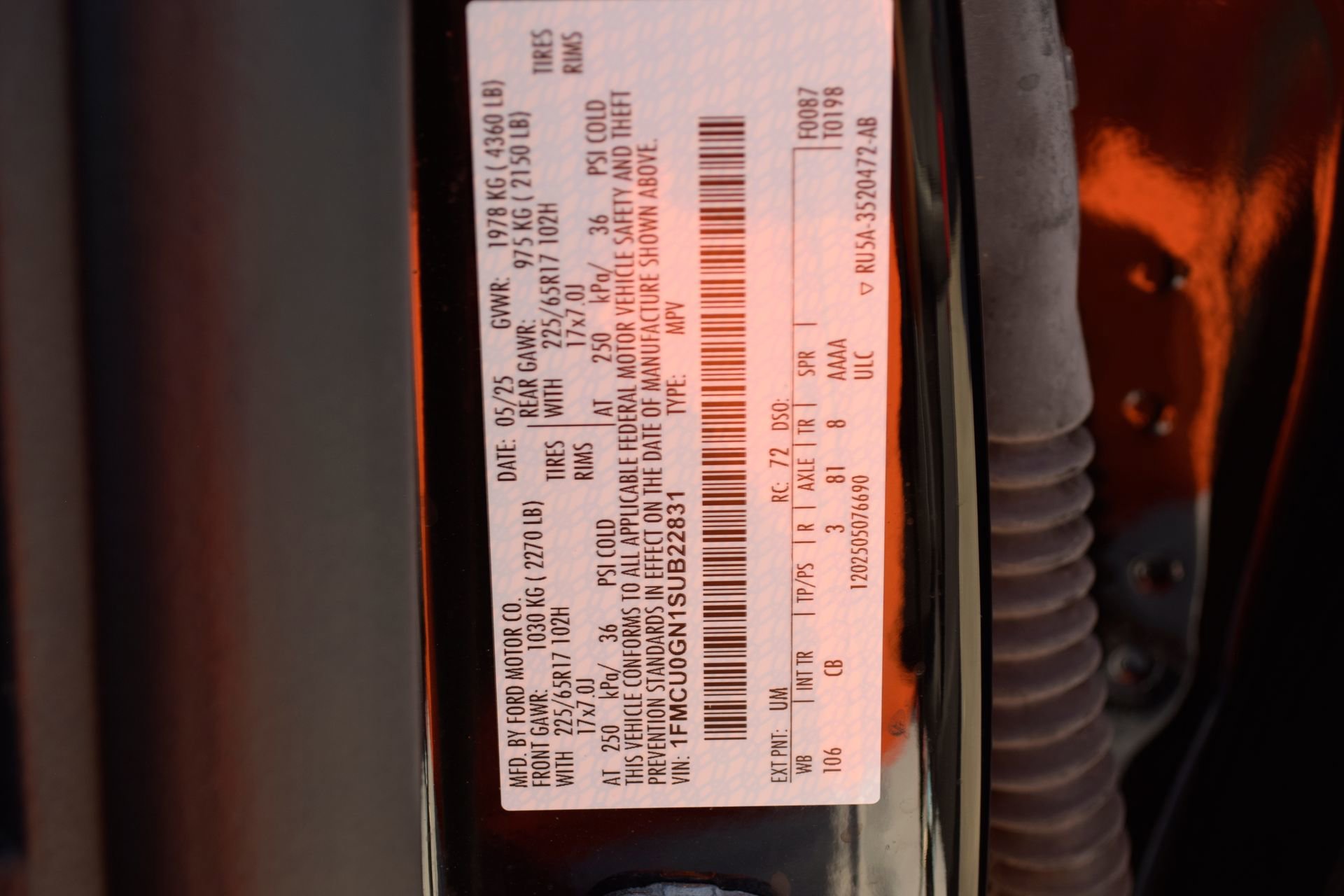Certified 2025 Ford Escape Active FWD image 26