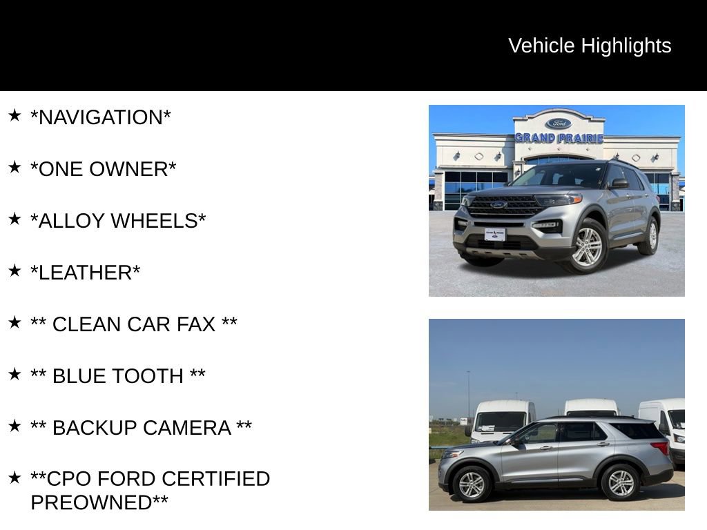 Certified 2022 Ford Explorer XLT w/ Equipment Group 202A image 4