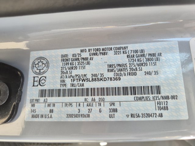Certified 2025 Ford F150 Lariat AWD/4WD image 25