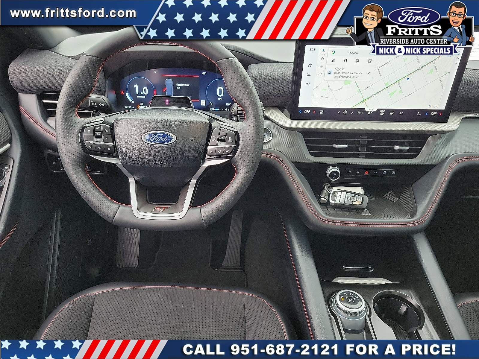 Certified 2025 Ford Explorer ST w/ Sun And Sound Package AWD/4WD image 5