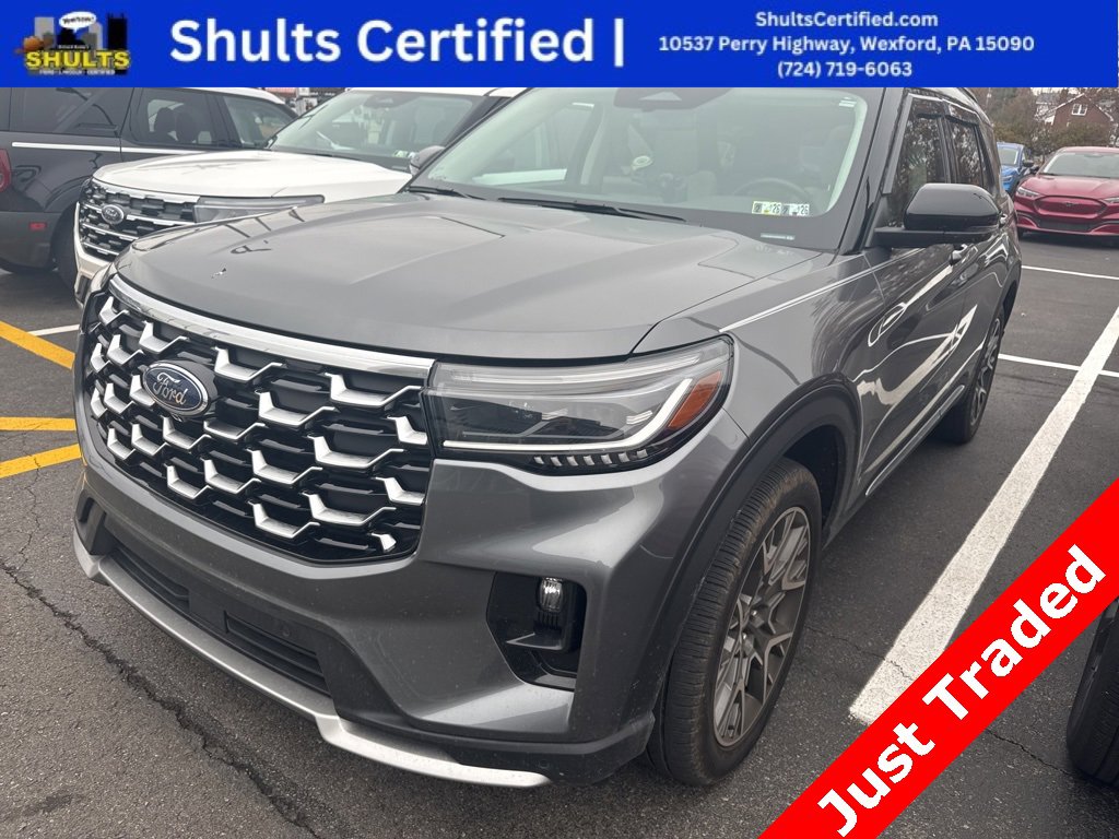 Certified 2025 Ford Explorer Platinum w/ Ultimate Package