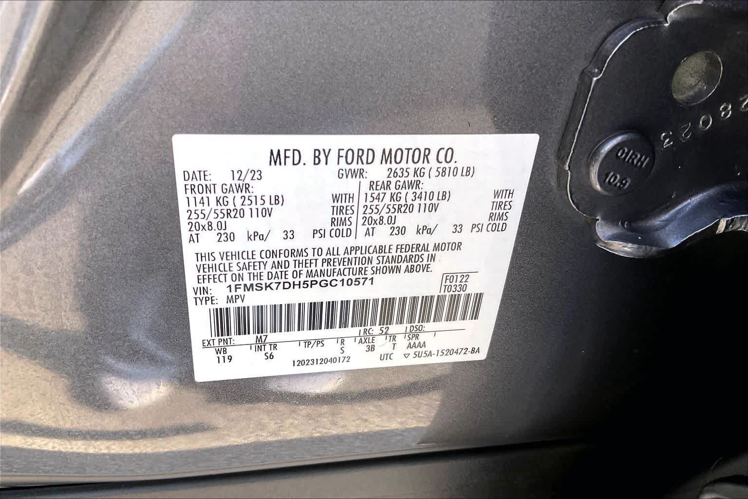 Certified 2023 Ford Explorer XLT w/ Equipment Group 202A RWD image 34