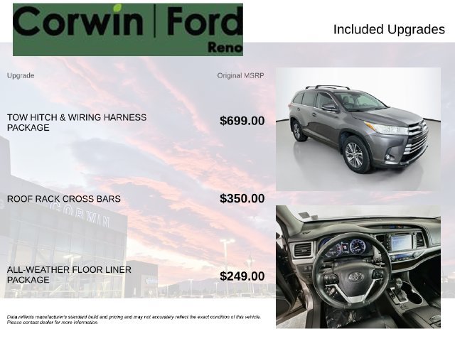 Used 2017 Toyota Highlander XLE AWD/4WD image 3