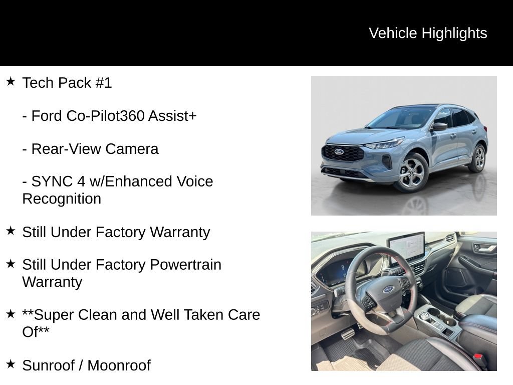 Certified 2024 Ford Escape ST-Line w/ Tech Pack #1 AWD/4WD image 11