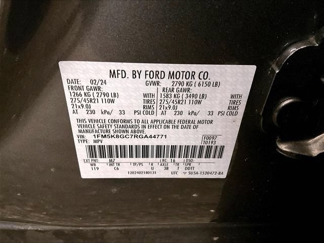 Certified 2024 Ford Explorer ST w/ Equipment Group 401A AWD/4WD image 34