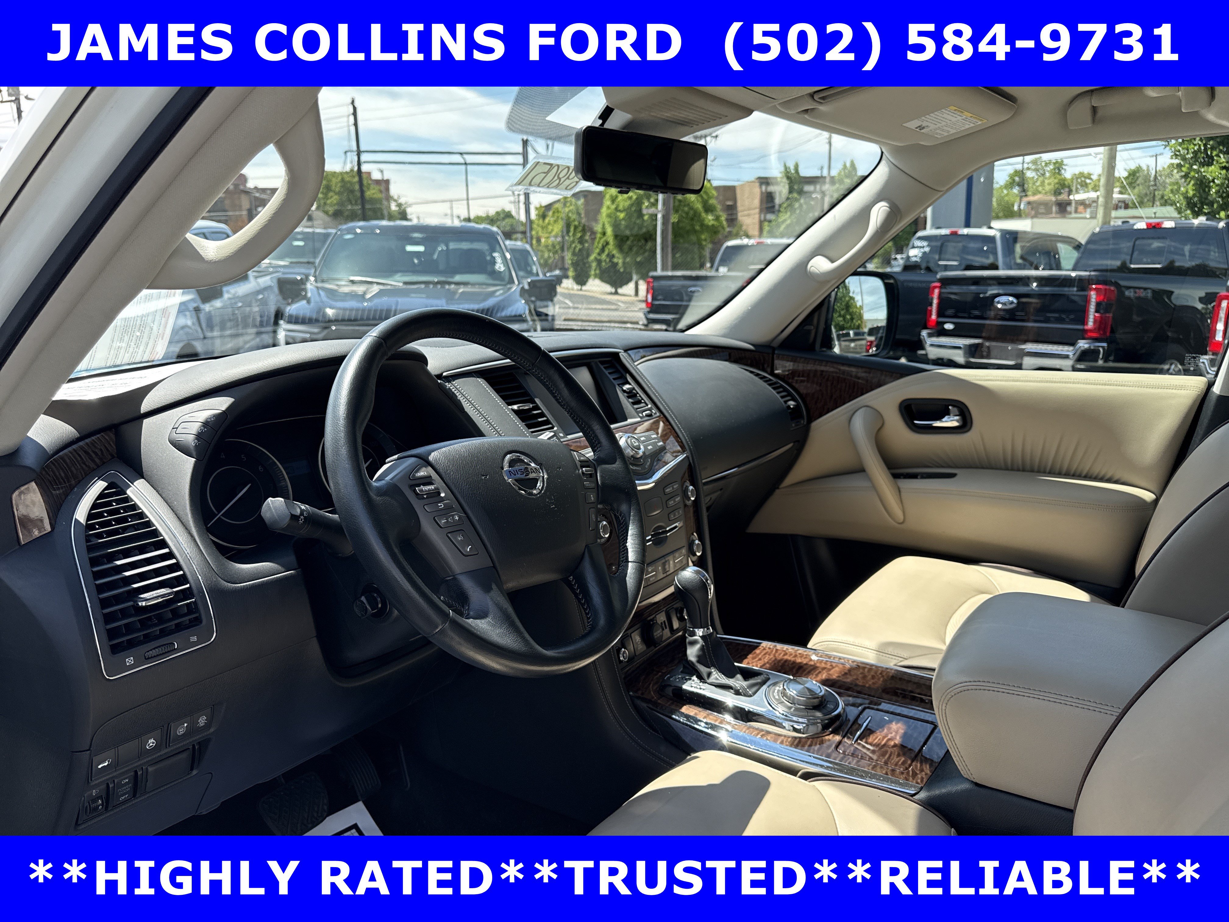 Used 2019 Nissan Armada Platinum w/ Captain's Chairs Package AWD/4WD image 14