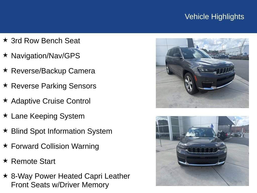 Used 2021 Jeep Grand Cherokee L Limited image 34