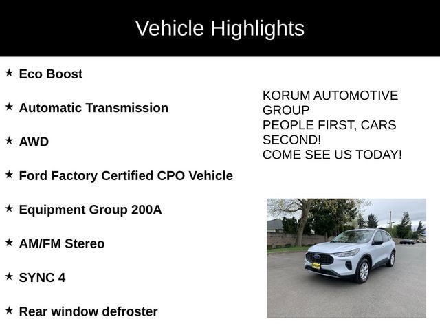 Certified 2025 Ford Escape Active AWD/4WD image 4