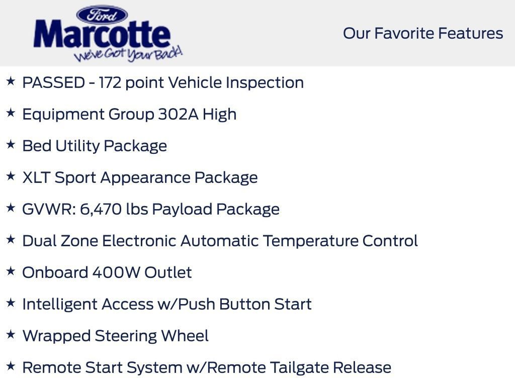 Certified 2023 Ford F150 XLT w/ Equipment Group 302A High image 35