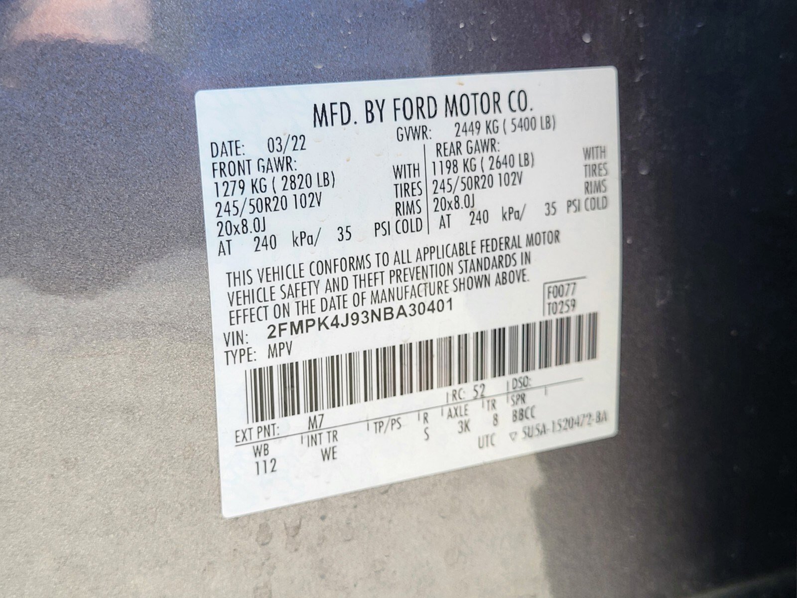 Certified 2022 Ford Edge ST-Line image 36