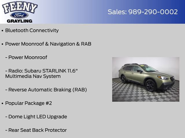Used 2021 Subaru Outback Onyx Edition XT w/ Popular Package #2 AWD/4WD image 8