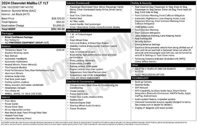 Used 2024 Chevrolet Malibu LT FWD image 18