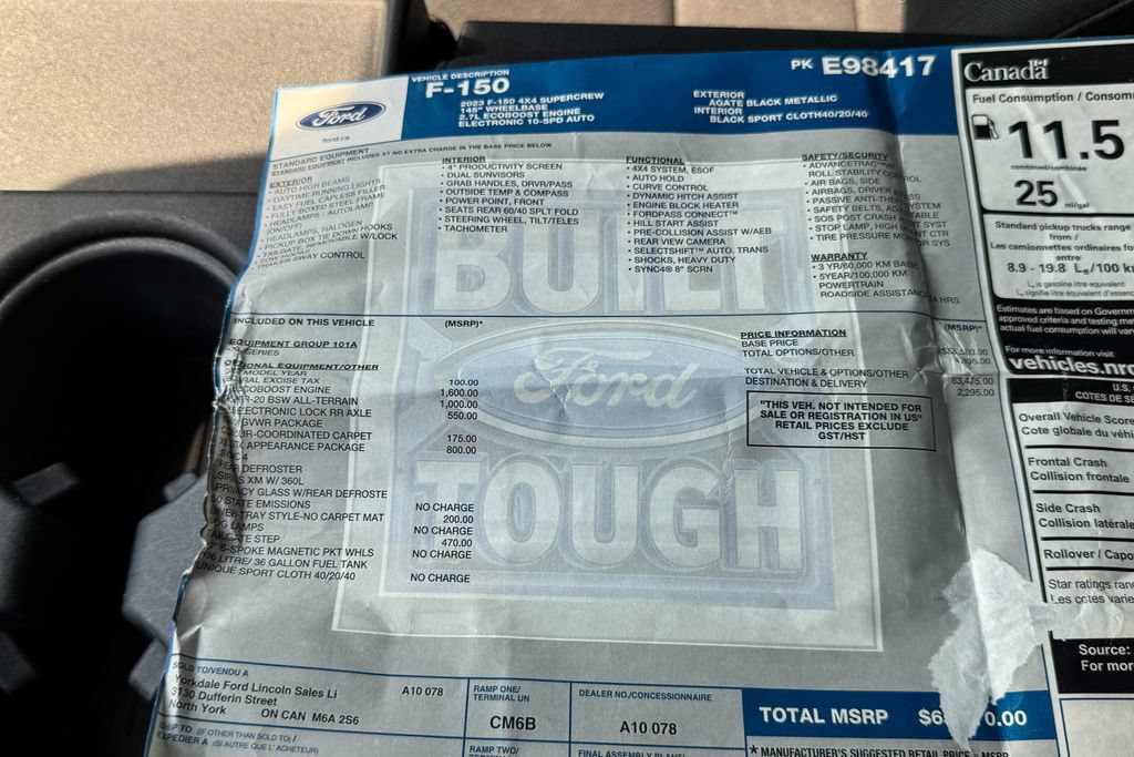Certified 2023 Ford F150 XL w/ XL STX Apperance Package AWD/4WD image 30