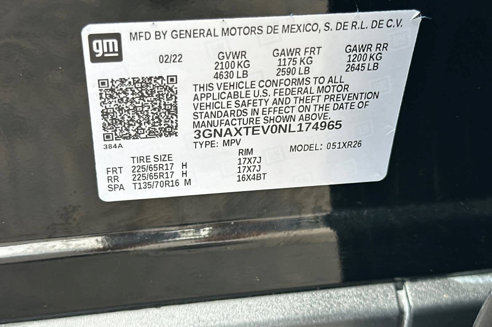 Used 2022 Chevrolet Equinox LT w/ LPO, Floor Liner Package AWD/4WD image 29