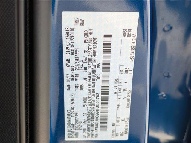 Certified 2017 Ford Escape SE w/ Equipment Group 201A image 16