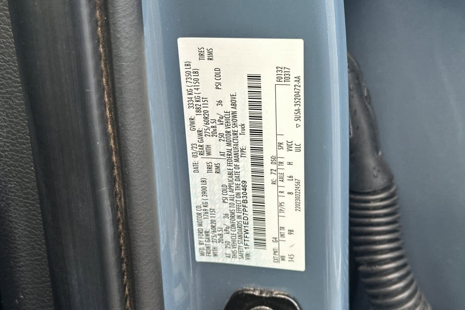 Certified 2023 Ford F150 Platinum w/ Equipment Group 701A High image 29