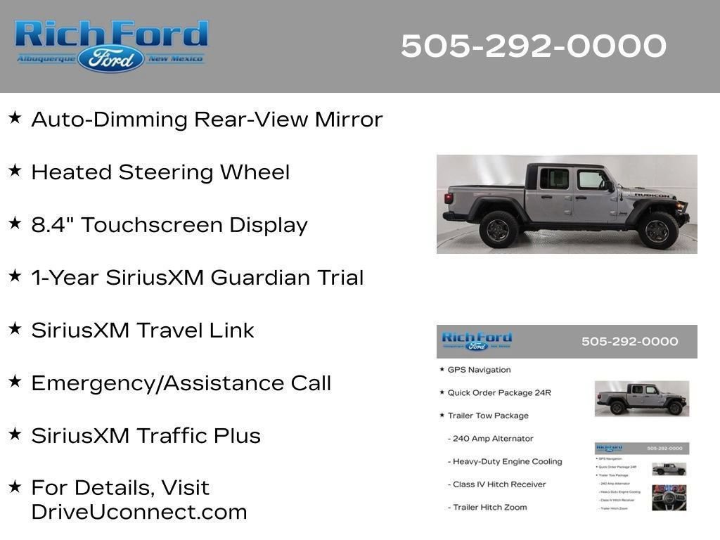 Used 2021 Jeep Gladiator Rubicon AWD/4WD image 55