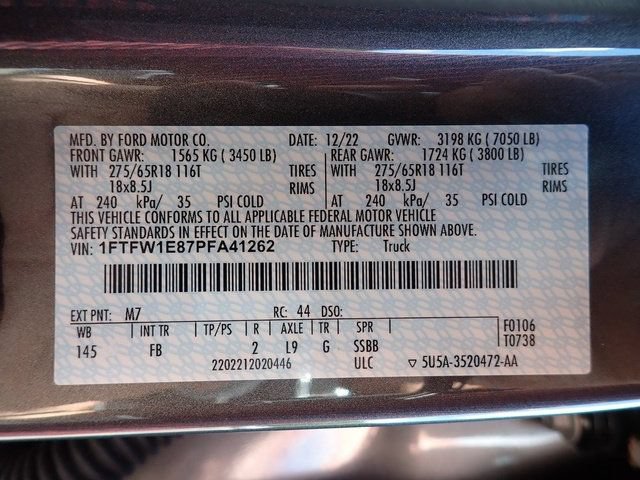 Certified 2023 Ford F150 XLT w/ Equipment Group 302A High AWD/4WD image 14