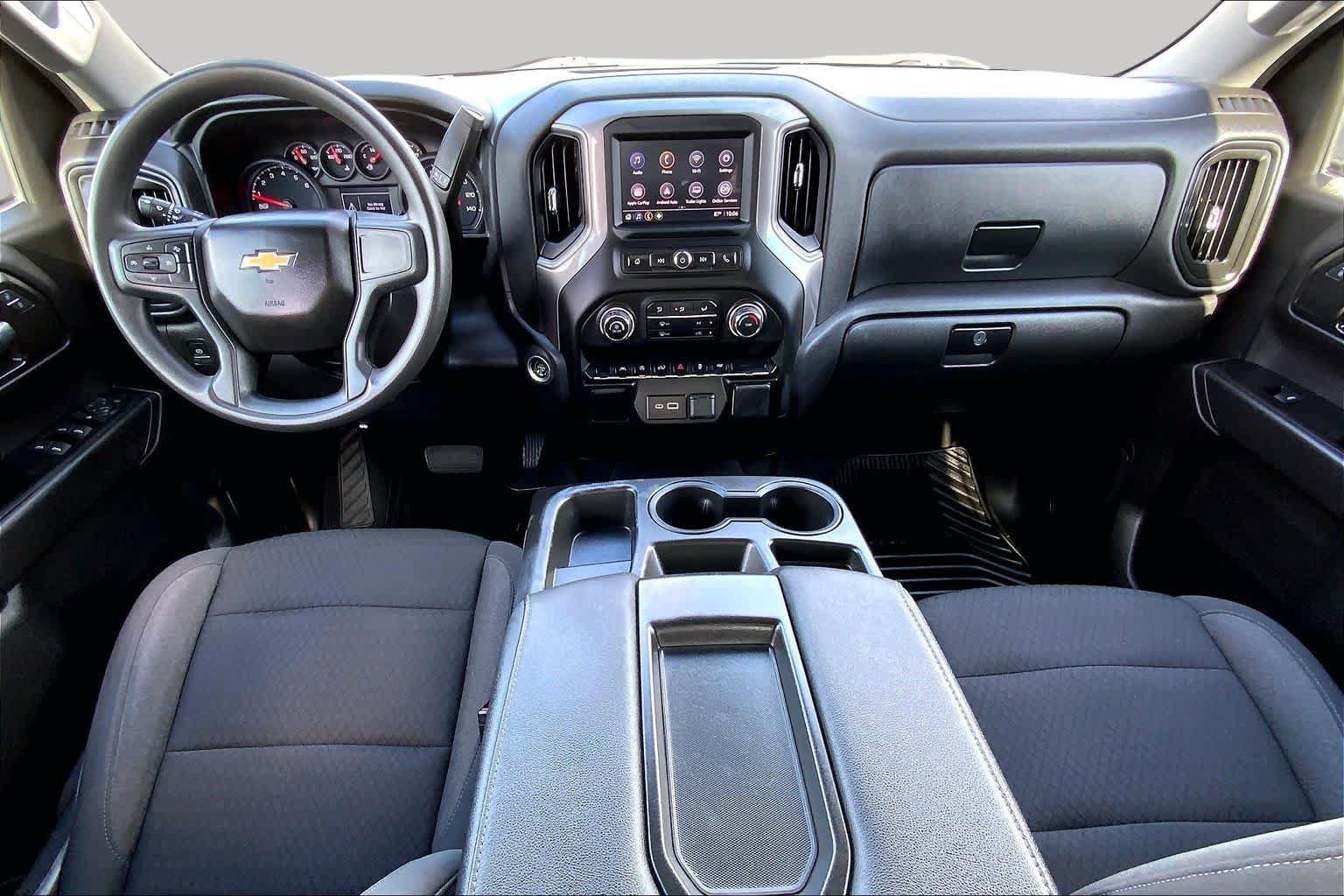 Used 2022 Chevrolet Silverado 1500 Custom w/ LPO, Dark Essentials Package RWD image 14