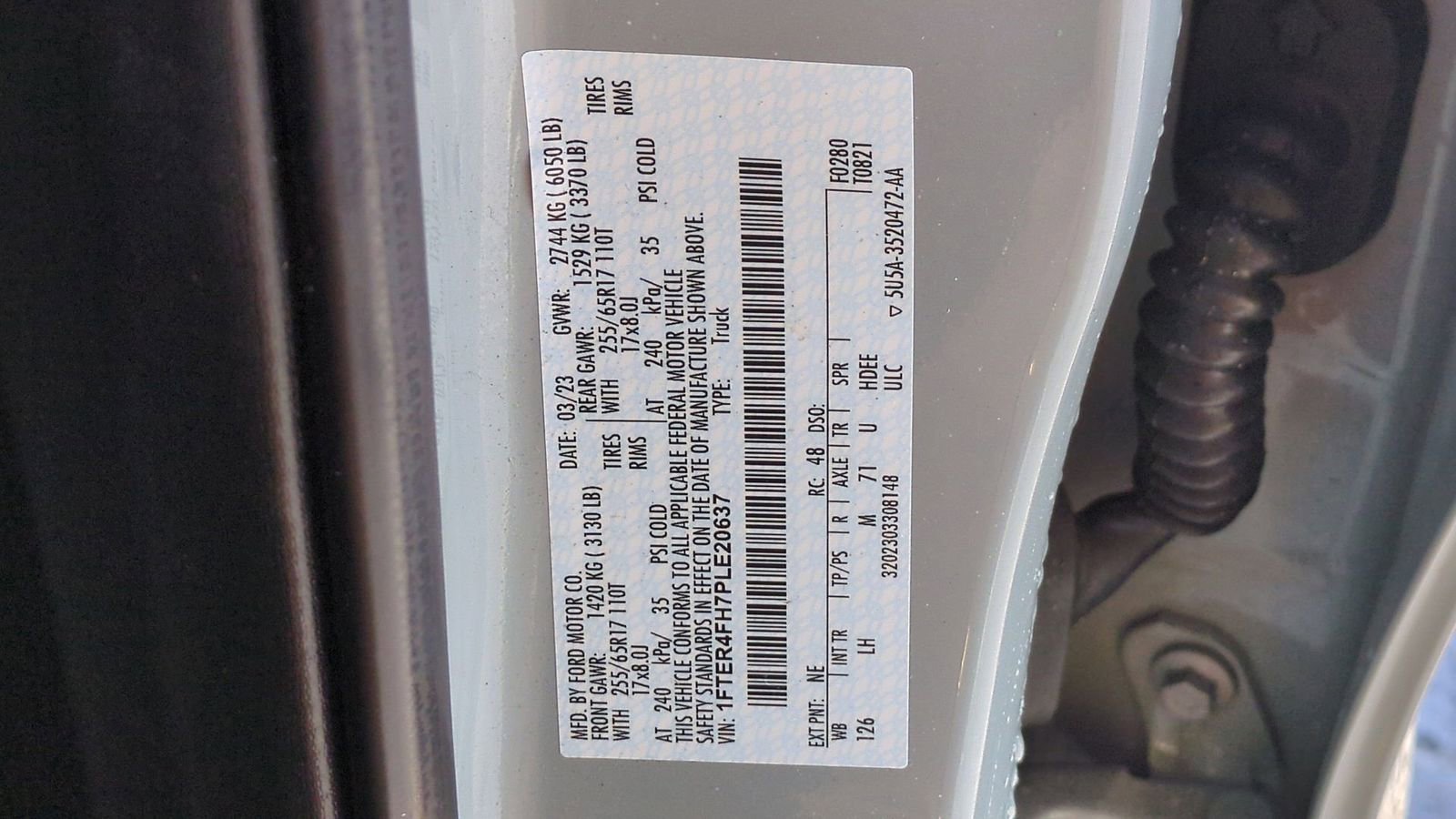 Certified 2023 Ford Ranger XLT w/ Equipment Group 302A High image 42