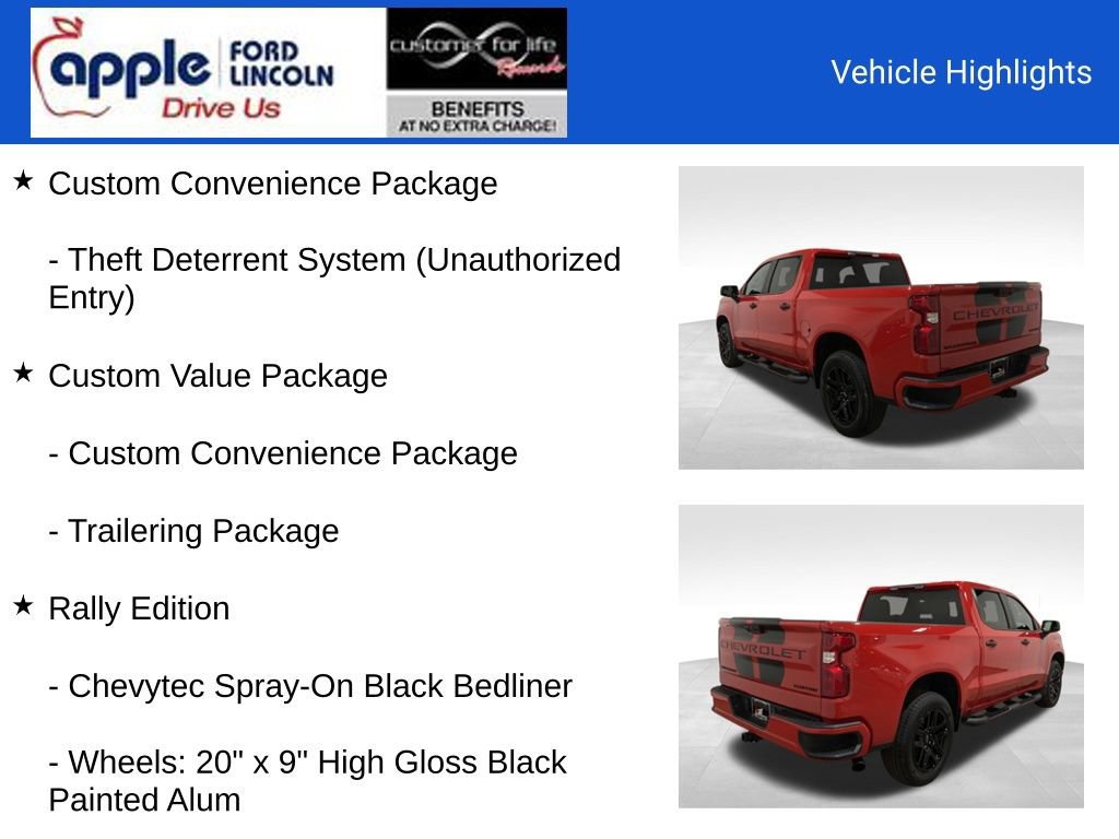 Used 2023 Chevrolet Silverado 1500 Custom w/ Rally Edition image 16