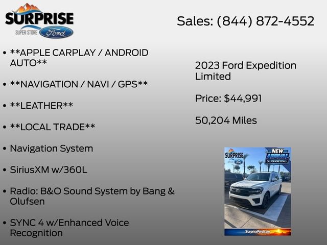 Certified 2023 Ford Expedition Limited RWD image 25
