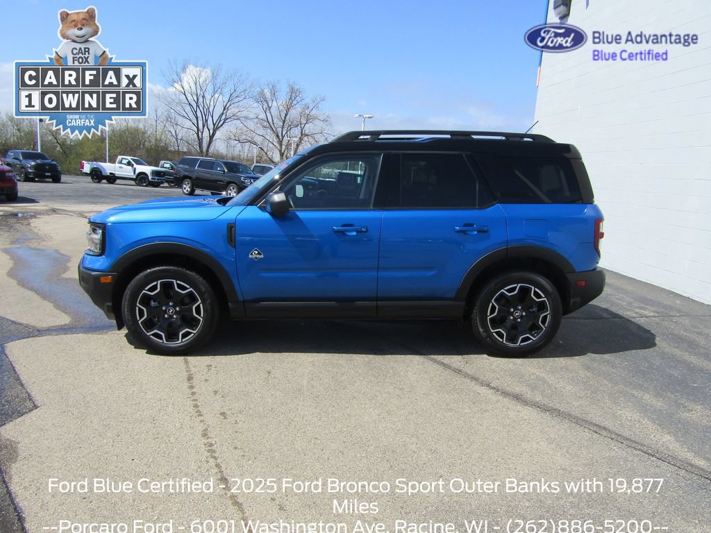 Certified 2025 Ford Bronco Sport Outer Banks w/ Outer Banks Tech Package+ AWD/4WD video 2