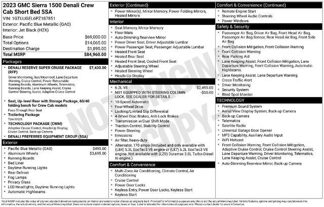 Used 2023 GMC Sierra 1500 Denali AWD/4WD image 22