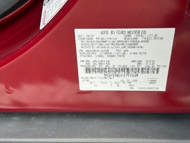 Certified 2020 Ford EcoSport Titanium AWD/4WD image 19