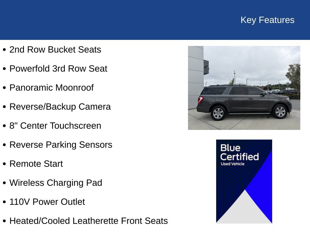 Certified 2021 Ford Expedition Max XLT RWD image 36