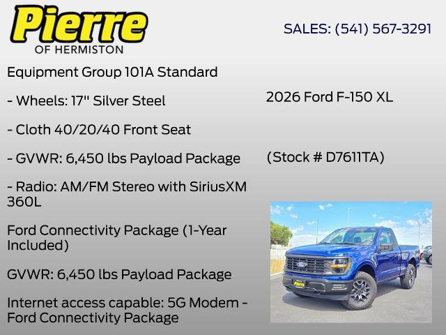 Certified 2026 Ford F150 XL AWD/4WD image 6