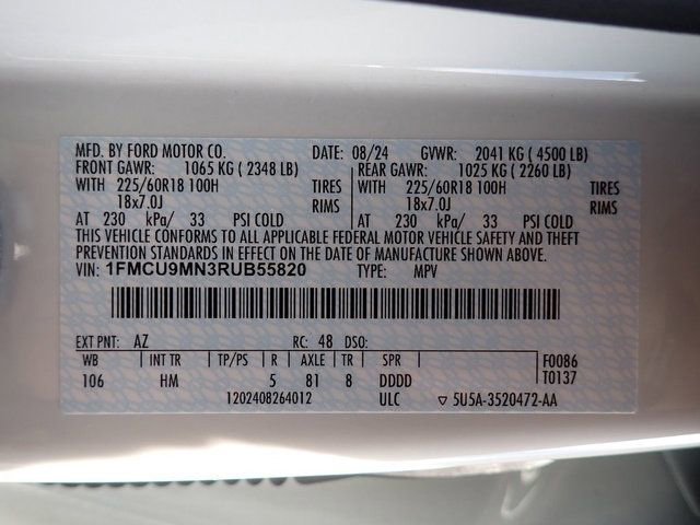 Certified 2024 Ford Escape ST-Line w/ Tech Pack #1 AWD/4WD image 22