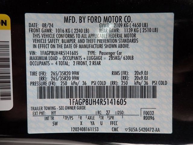 Certified 2024 Ford Mustang Premium image 22