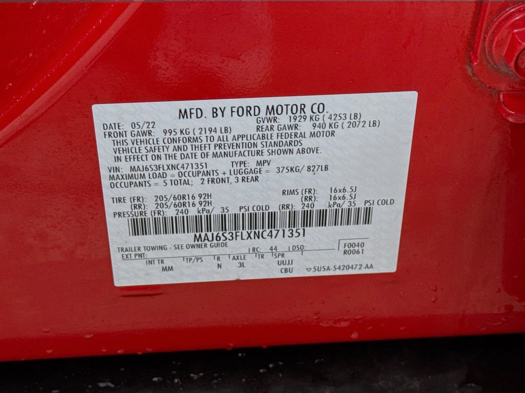 Certified 2022 Ford EcoSport S image 29