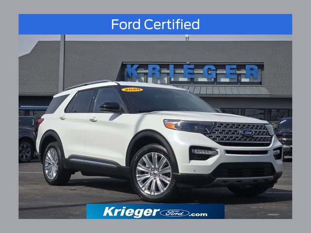 Certified 2020 Ford Explorer Limited w/ Class III Trailer Tow Package AWD/4WD image 1