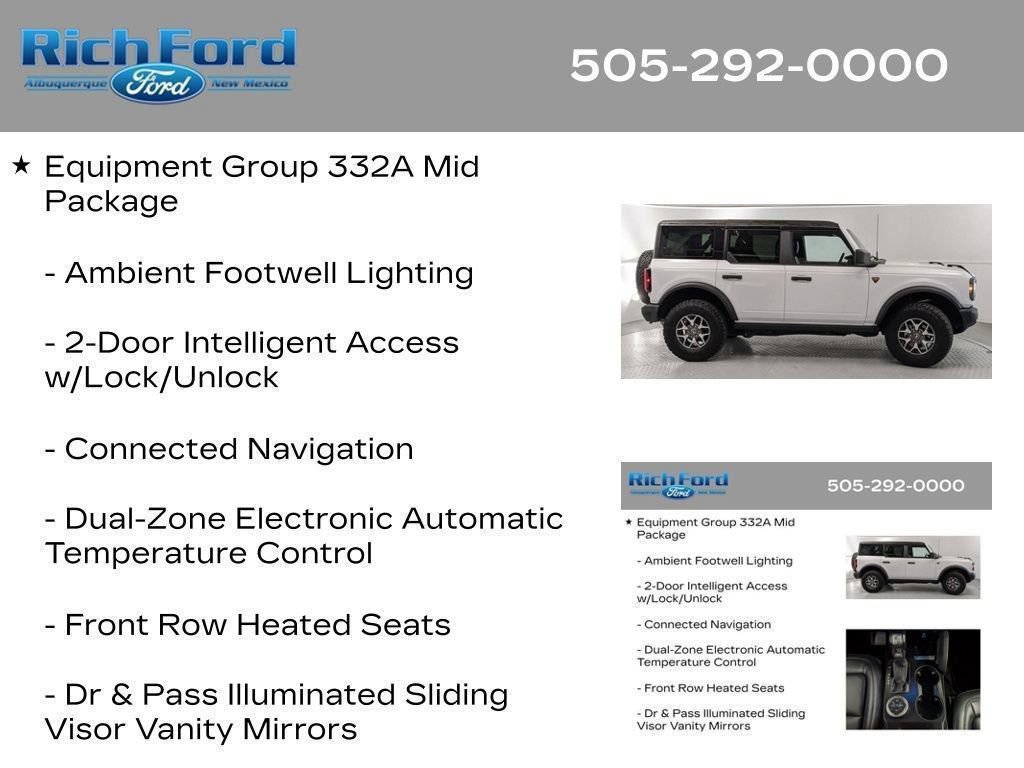 Certified 2025 Ford Bronco Badlands AWD/4WD image 37