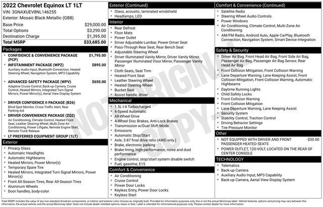 Used 2022 Chevrolet Equinox LT image 36